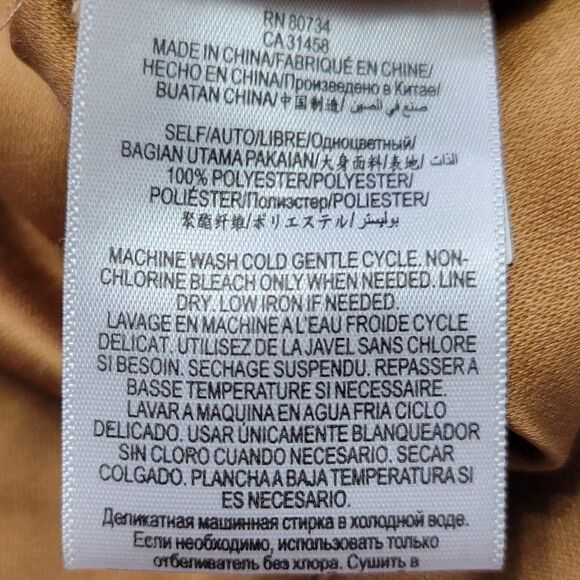 BCBGeneration Women's Size 4 Camel Tan Fit & Flare Chic Suede-Like Skirt - Picture 5 of 5